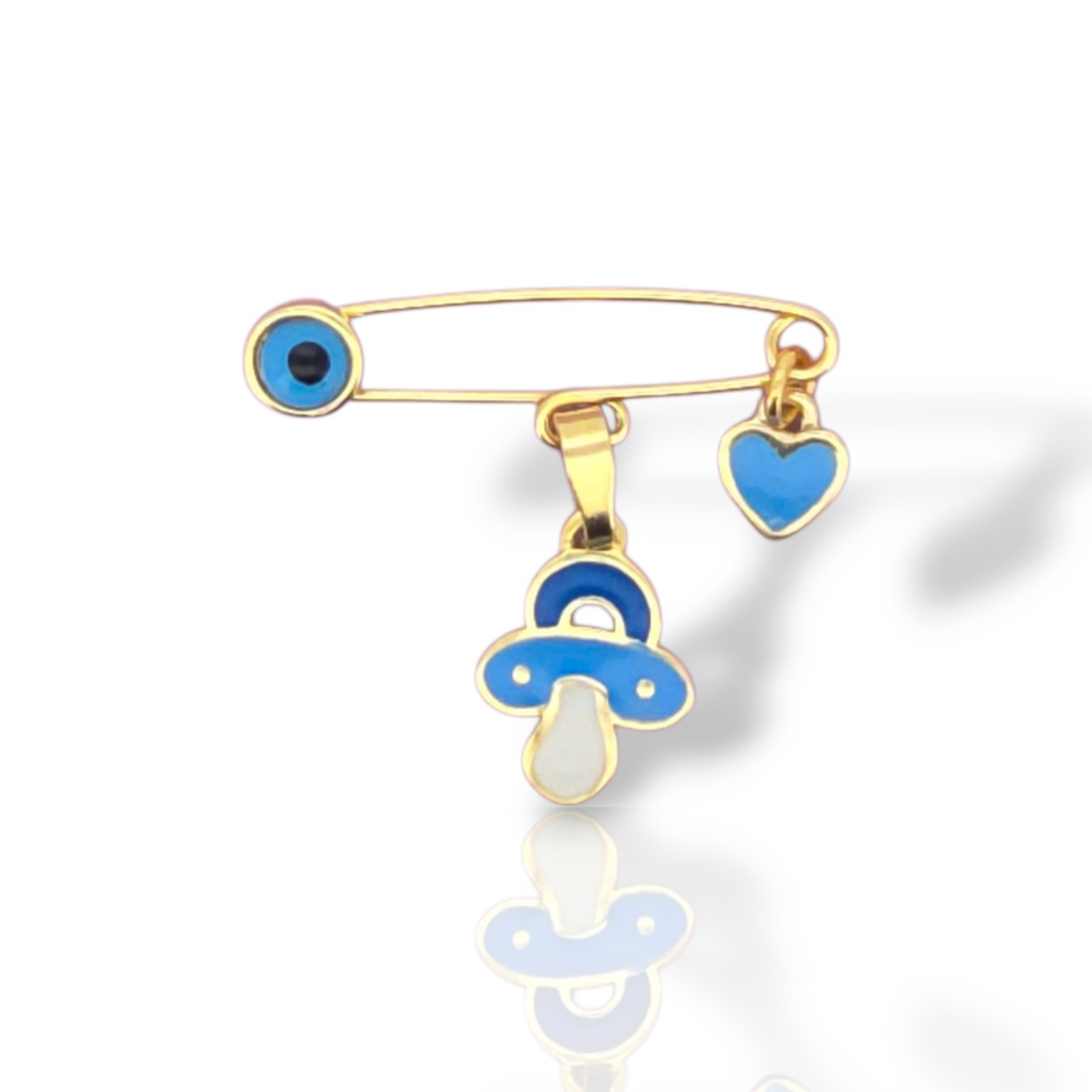 Παιδικό φυλαχτό απο ασήμι 925° επιχρυσωμένο (code L0082240)